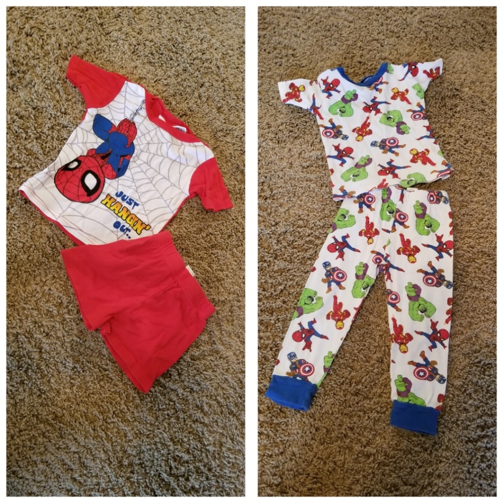 Toddler Boys on sets BUNDLE. Mickey/super hero